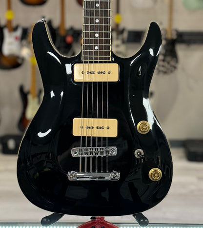 Front of Used Ibanez GR220 Black w/case 