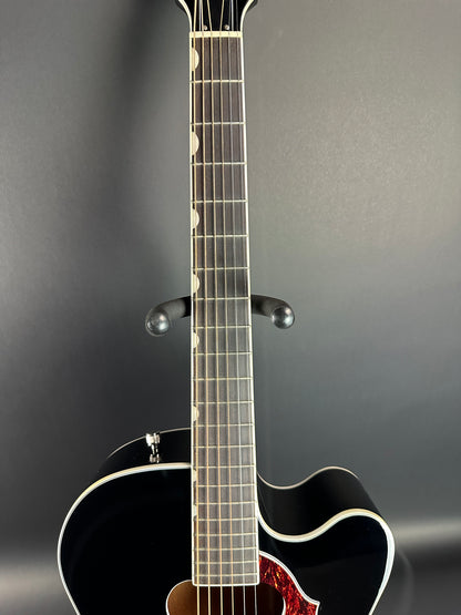 Fretboard of Used Gretsch G5013CE Rancher Black.