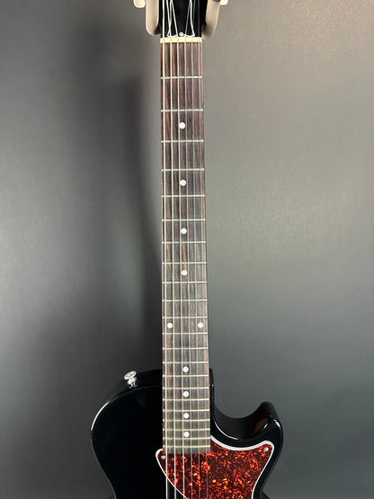 Fretboard of Used Gibson Les Paul Junior Ebony.