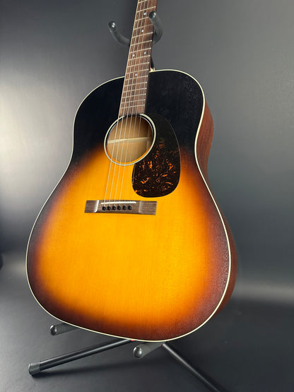 Front angle of Used Martin DSS-17 Whiskey Sunset.