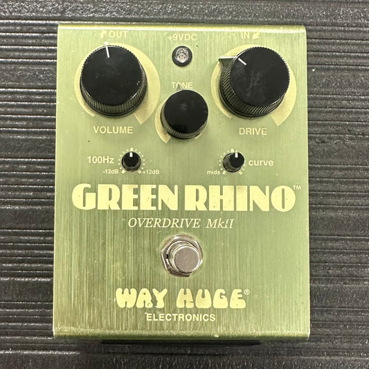 Top of Used Way Huge Green Rhino MKII Overdrive TSS4475