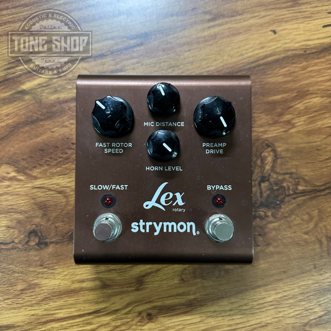 Top of Used Strymon Lex Rotary Speaker.