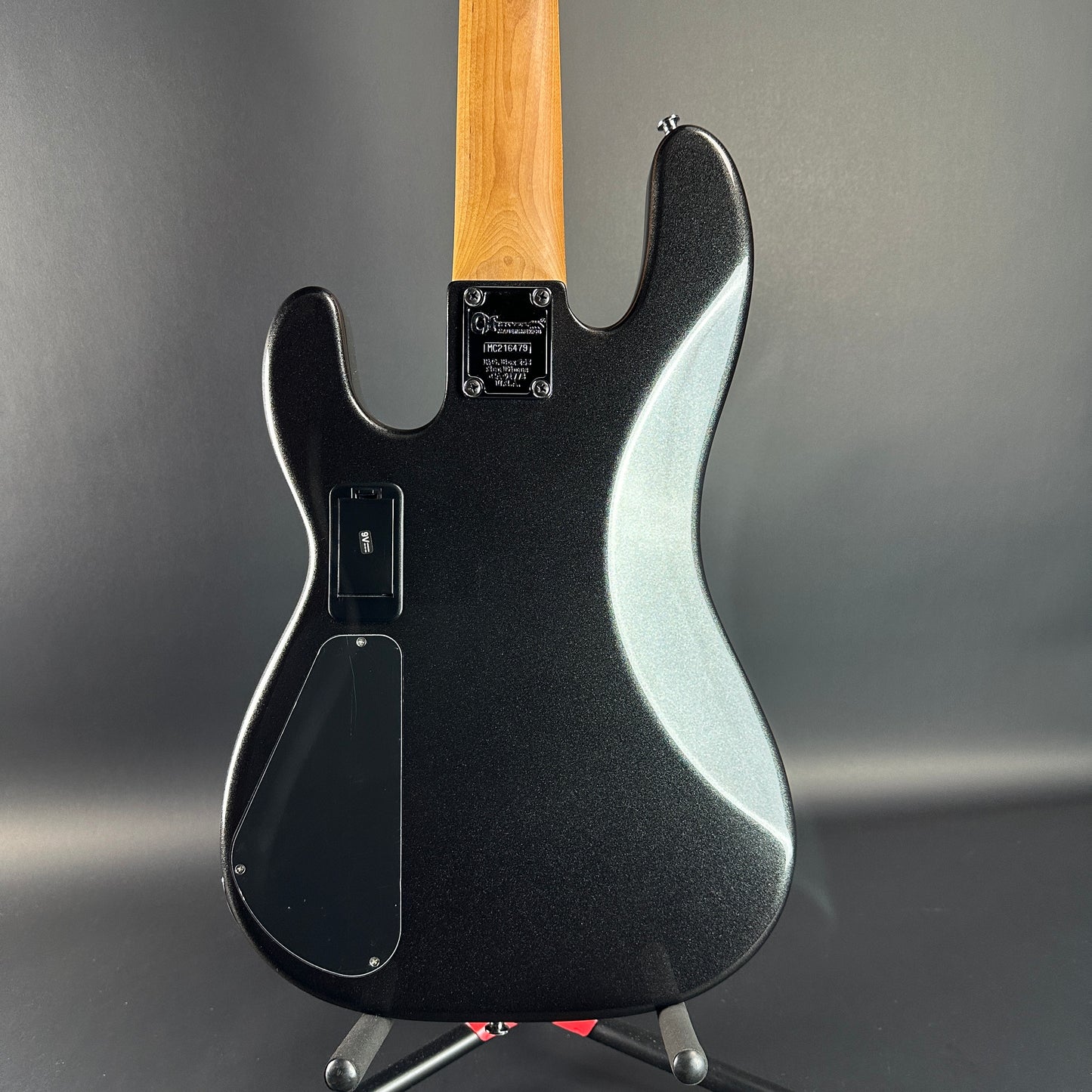 Back of Used Charvel Pro Mod PJ Black.