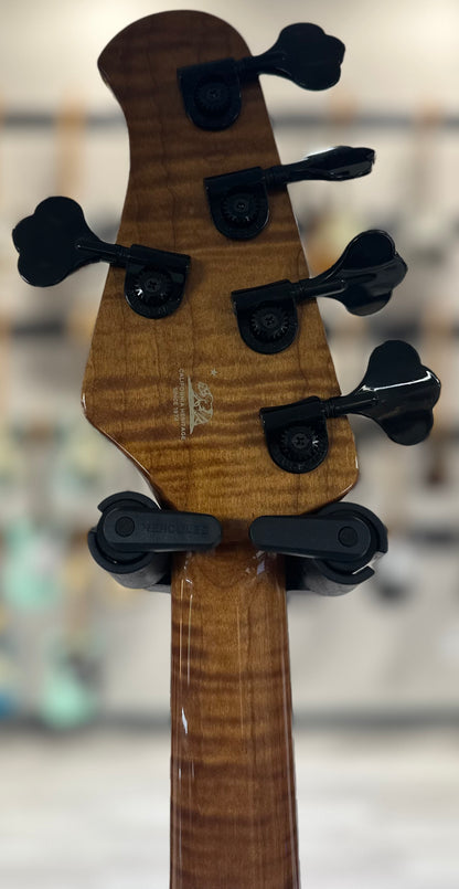 Back of headstock of Used Ernie Ball MusicMan StingRay 5 HH 35th Anniversary w/case TSS4065