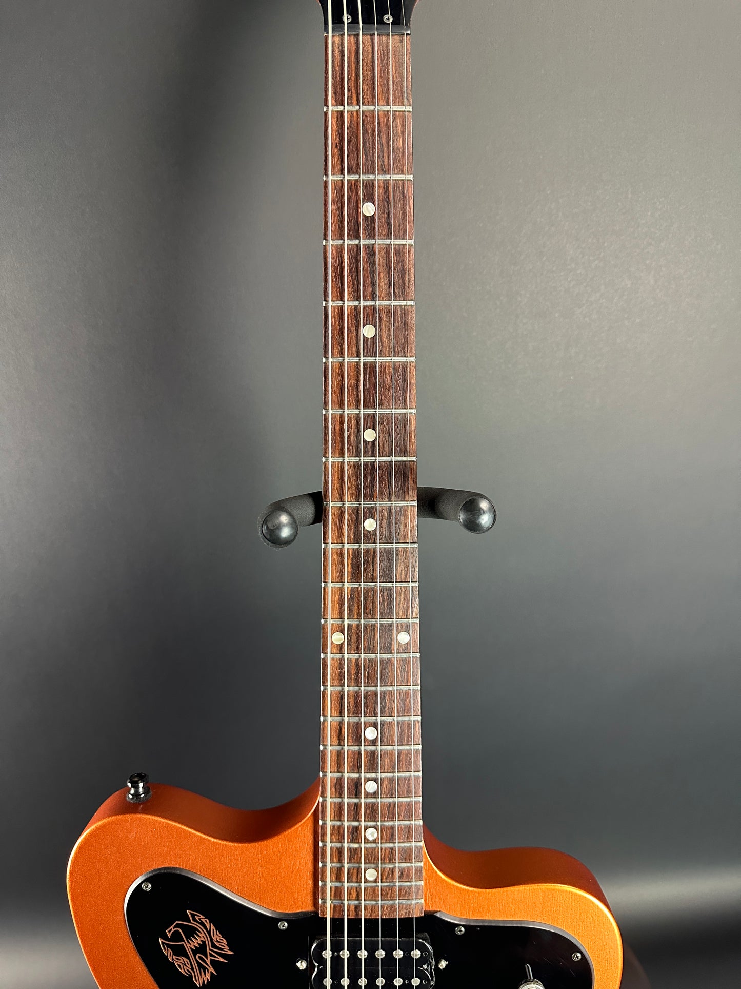 Fretboard of Used Gibson Non-Reverse Firebird Limited Edition Vintage Copper.