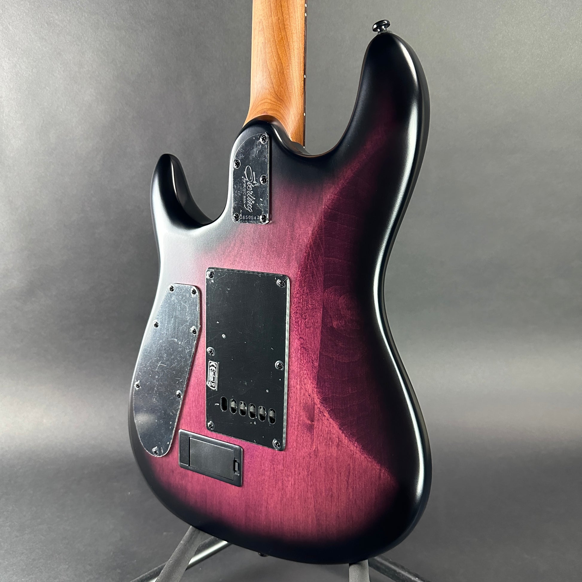 Back of body of Used Sterling Jason Richardson Cutlass Cosmic Purple.