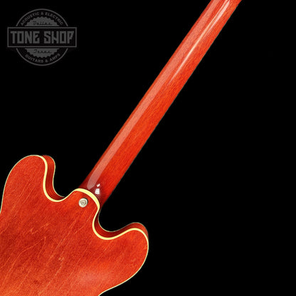 Back of neck of Collings I35-LC Vintage Faded Cherry.