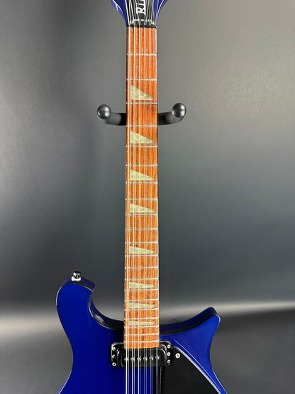 Fretboard of Used 1988 Rickenbacker 620 Midnight Blue.