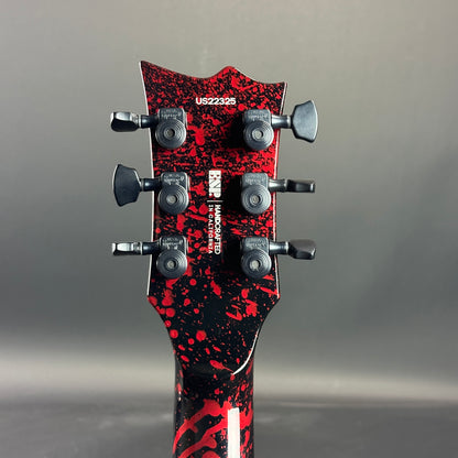 Used ESP USA Viper Black Blood Splatter w/case TSU18820