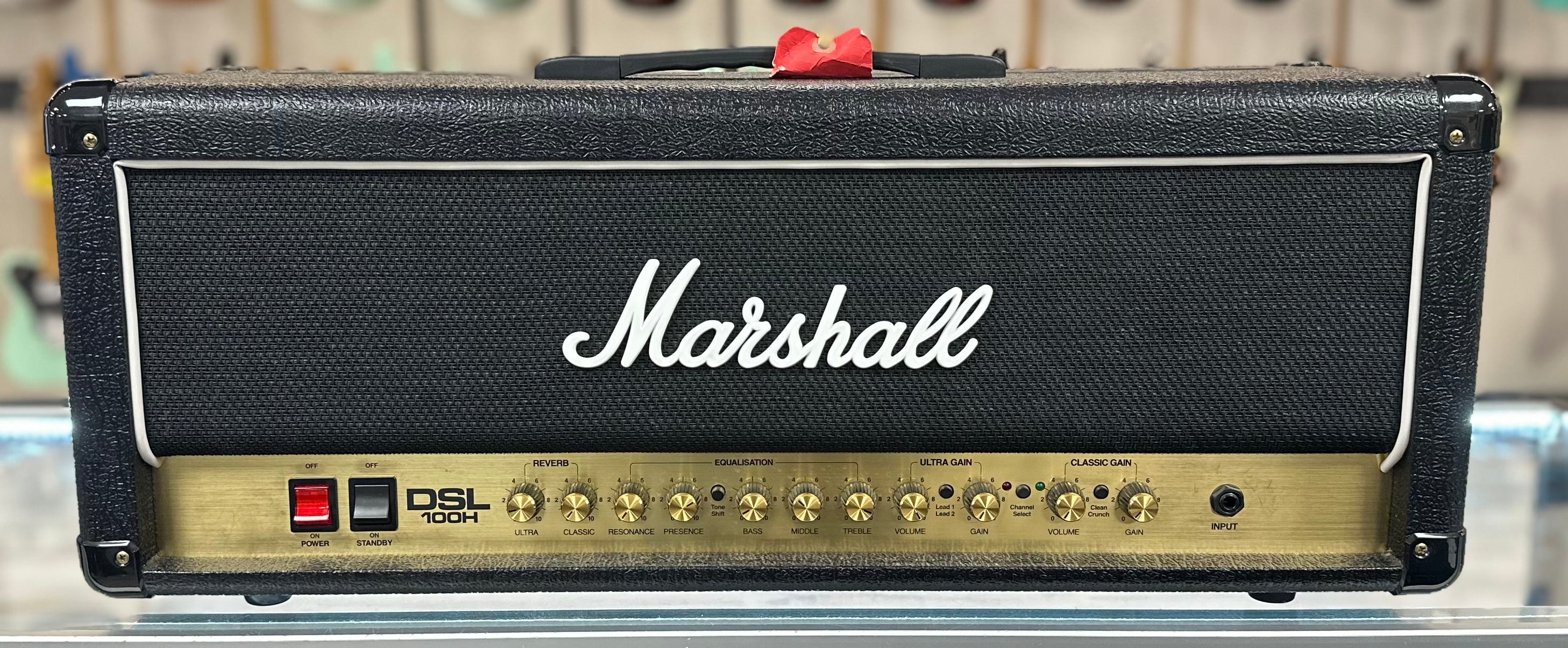 Used Marshall DSL100H 2 Channel 100 Watt Head TSS4037