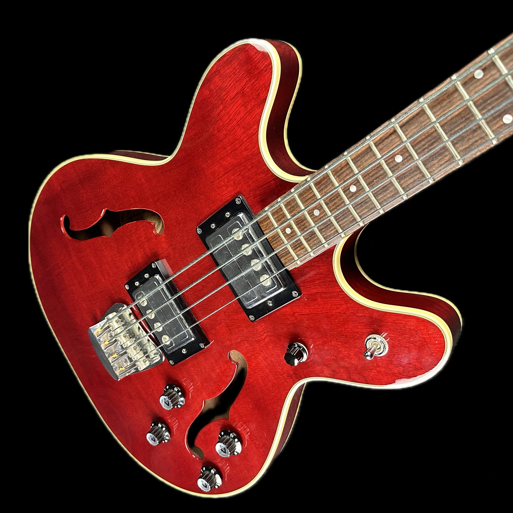 Front angle of Used Guild Starfire II Cherry.