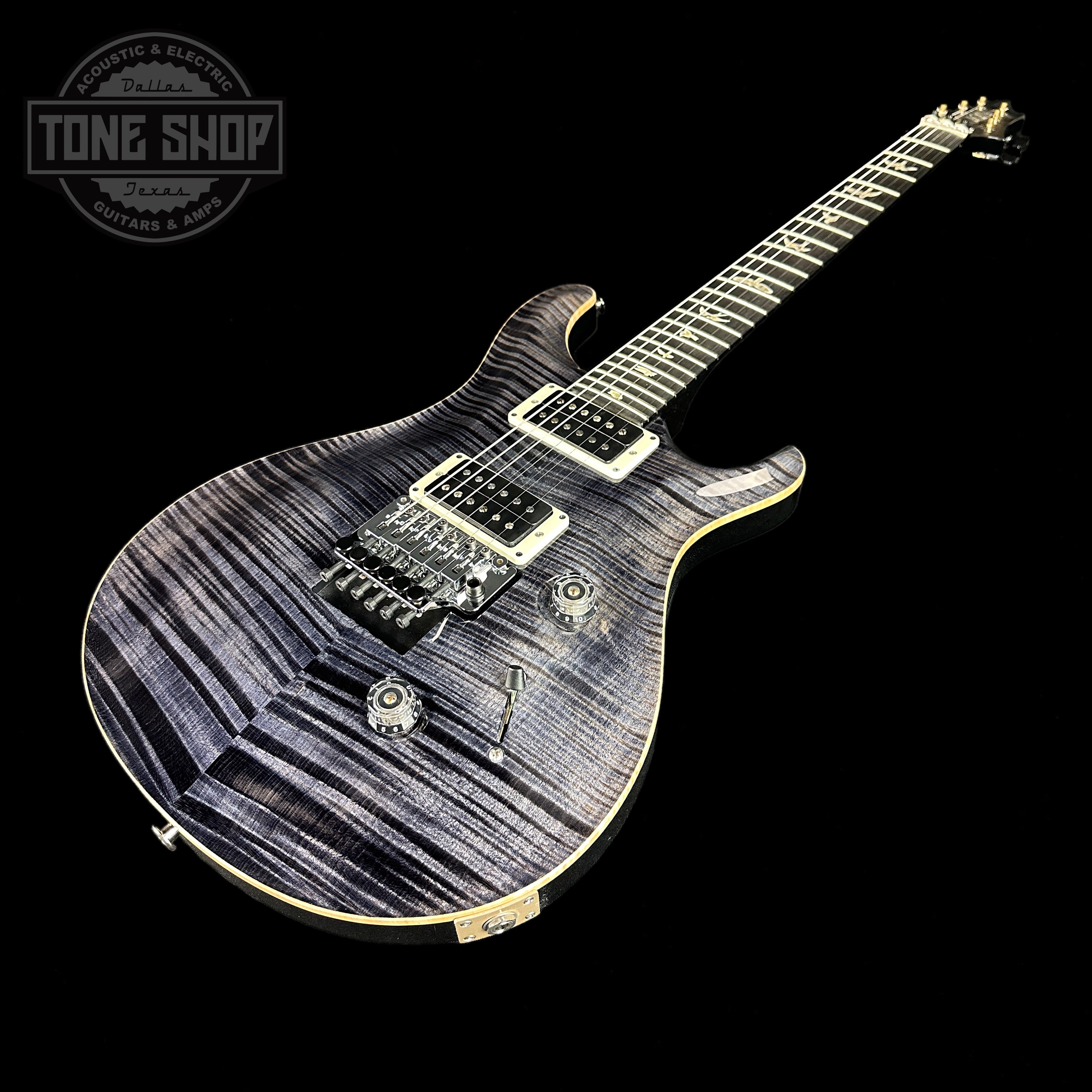 PRS Custom 24 Floyd 10 Top Grey Black w/case