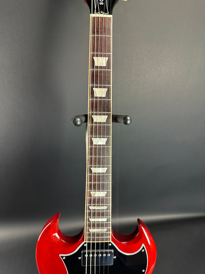 Fretboard of Used Gibson SG Standard Cherry.