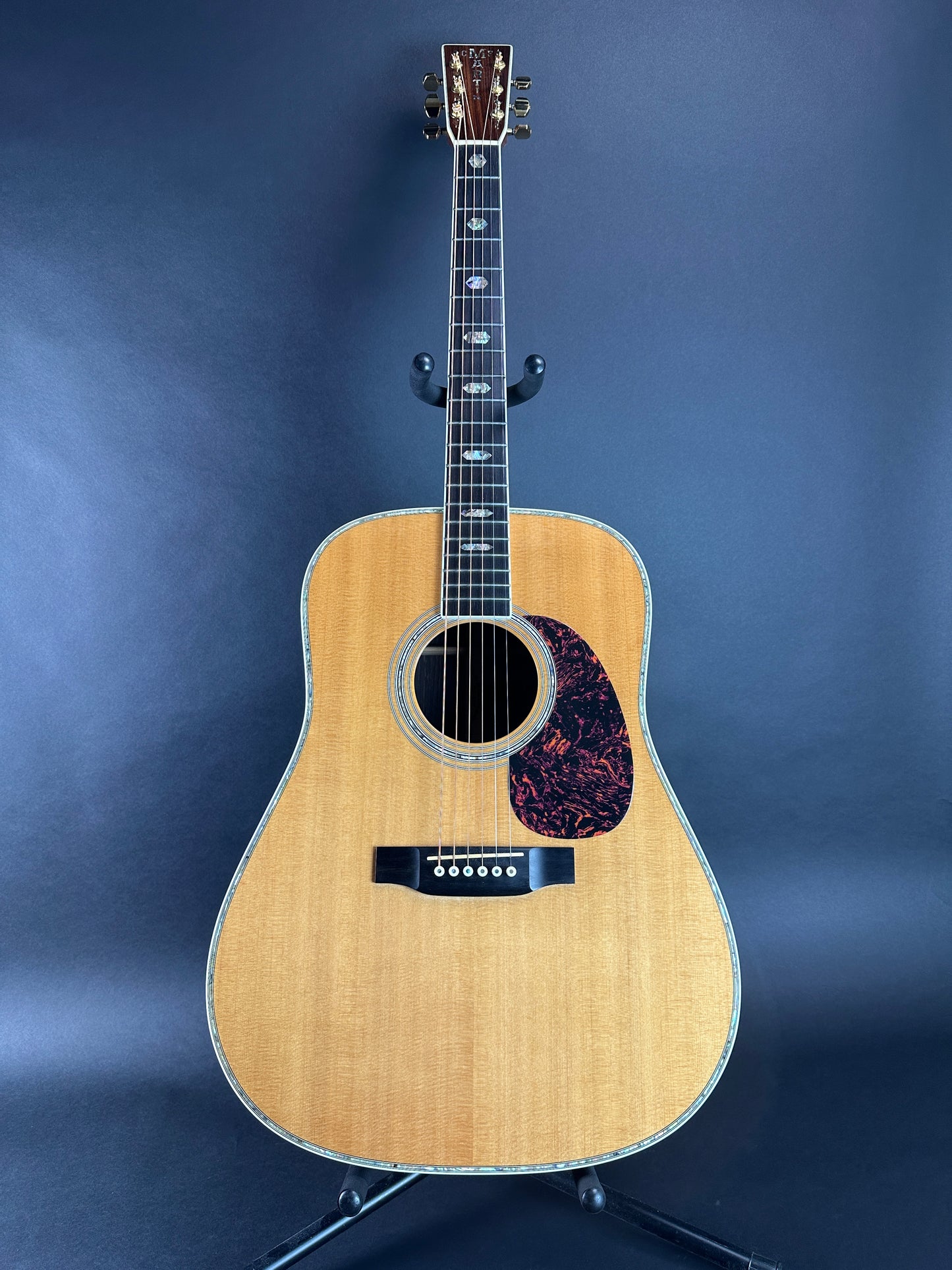 Full front of Used Martin D-41 Natural.