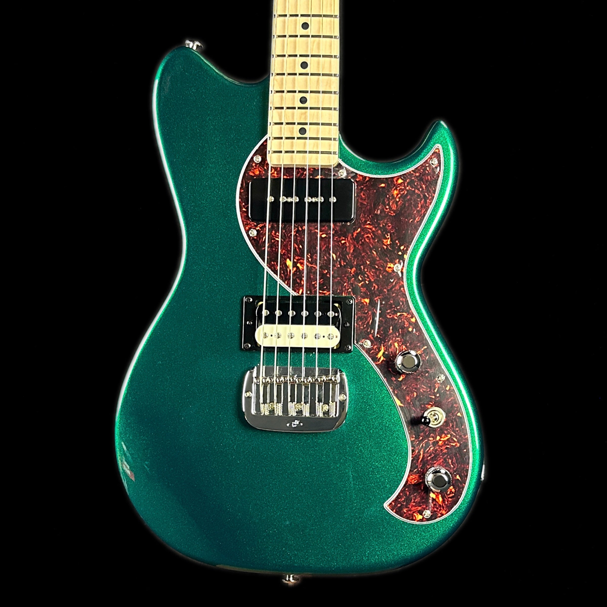 G&L USA Fallout MP Emerald Green Metallic w/case