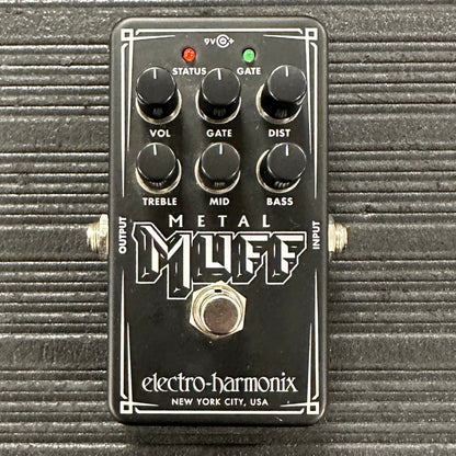 Top of Used EHX Electro Harmonix Nano Metal Muff Distortion/Fuzz TSS4254