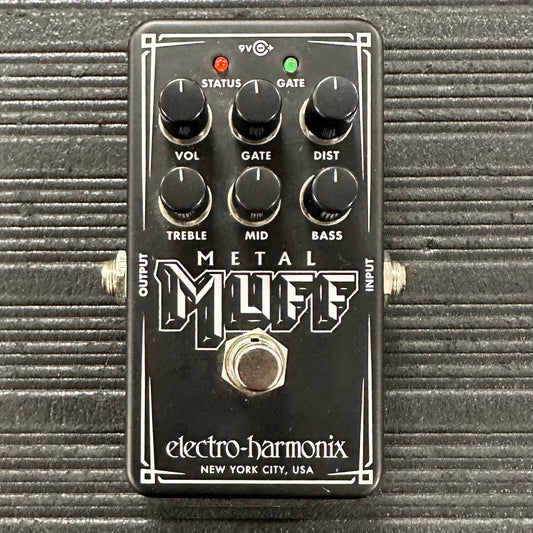 Top of Used EHX Electro Harmonix Nano Metal Muff Distortion/Fuzz TSS4254