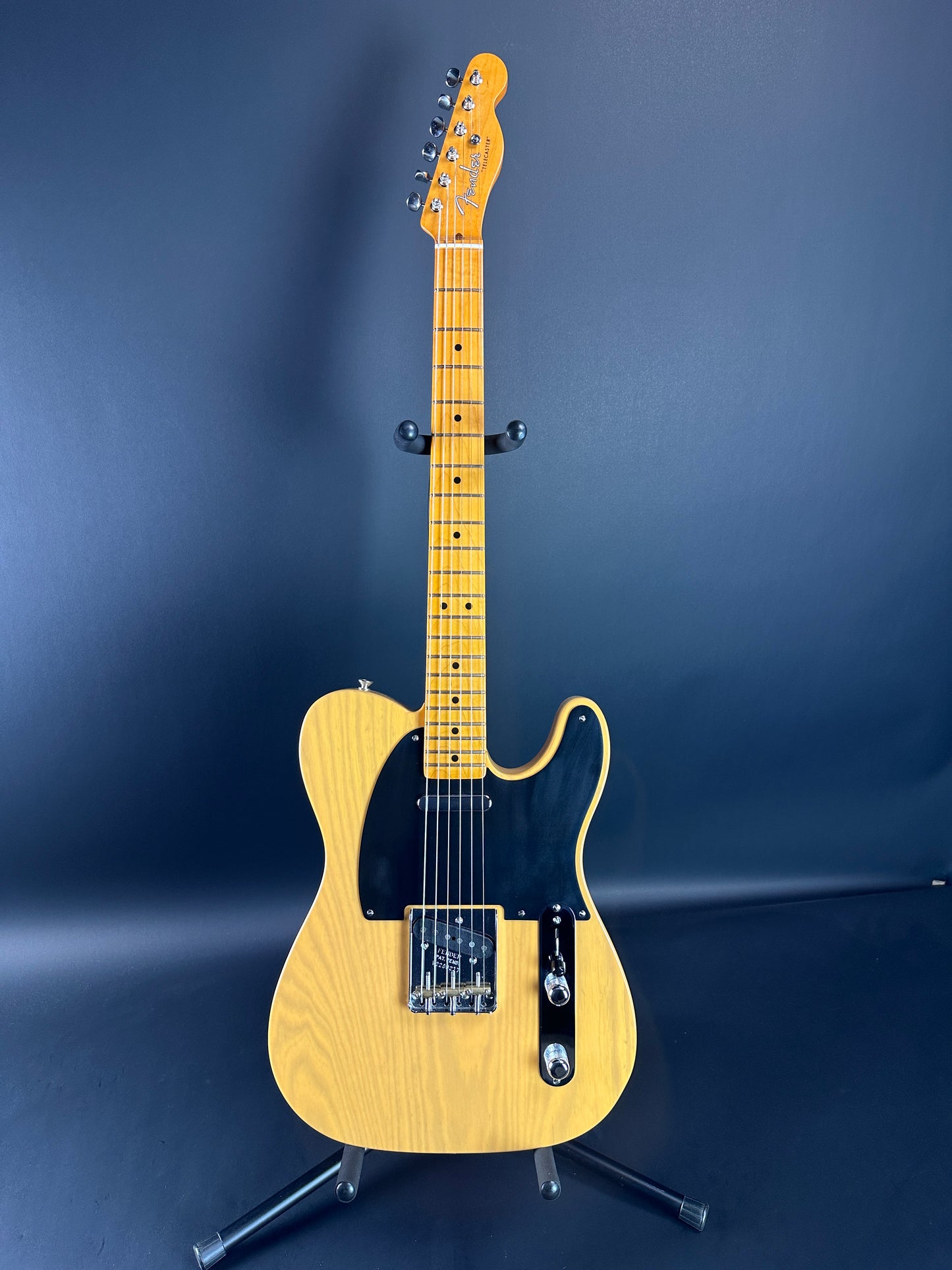 Full front of Used Fender American Vintage II 1951 Telecaster Butterscotch Blonde.