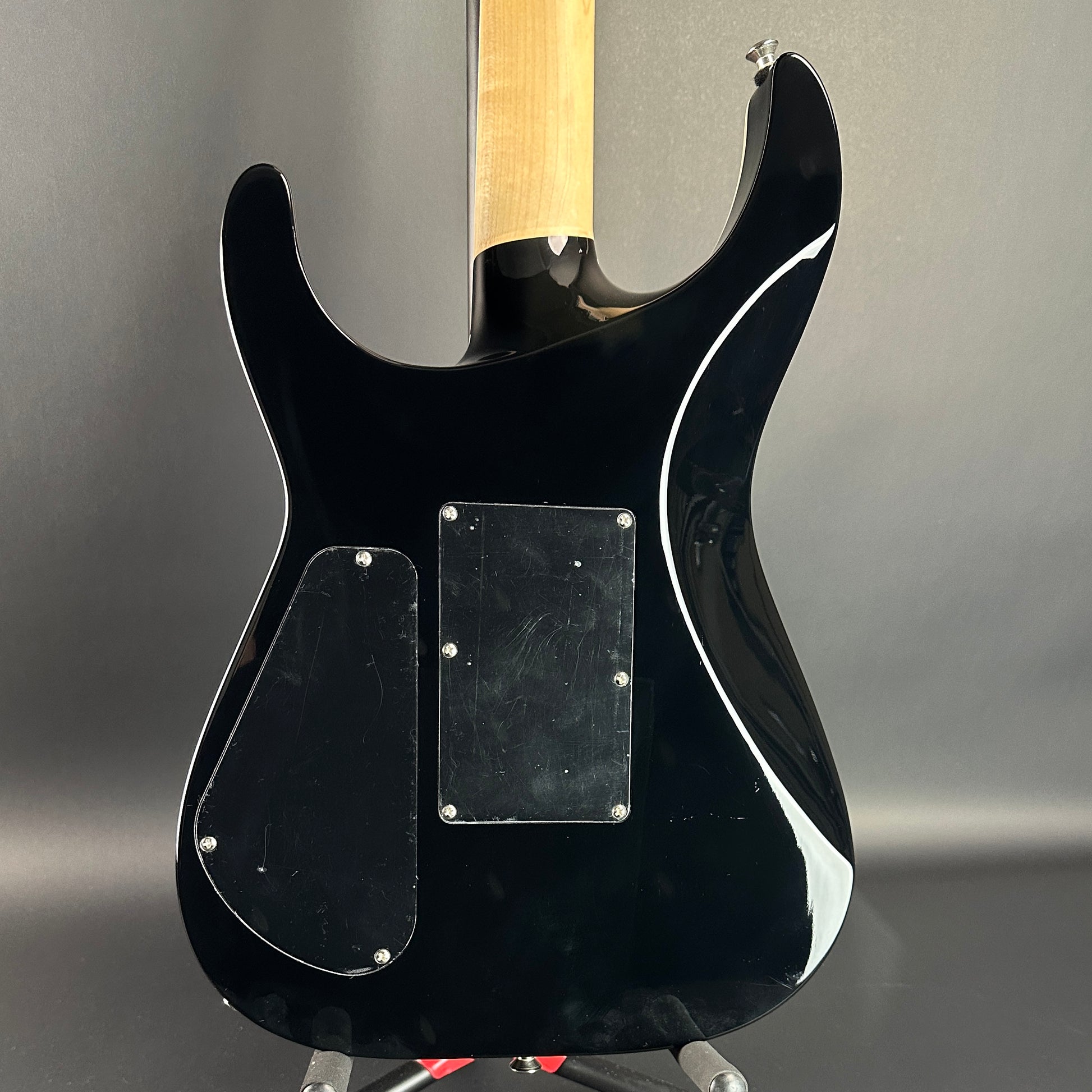 Back of Used Jackson Pro Series Soloist SL3R Ebony Fingerboard Mirror.