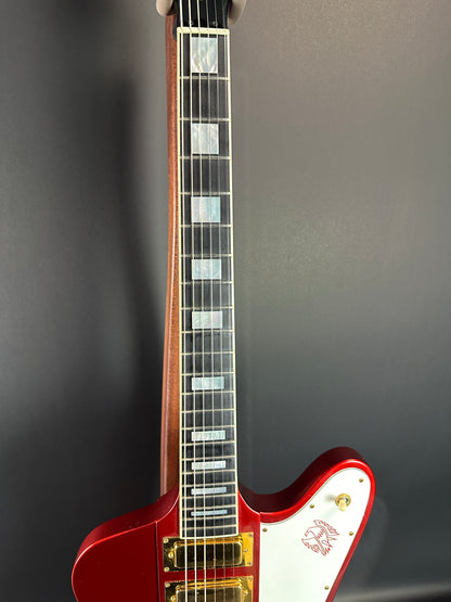 Fretboard of Used 2006 Gibson Firebird VII Red Metallic.