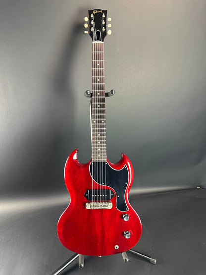 Full front of Used Gibson SG Jr Cherry.