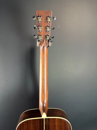 Back of neck of Used Martin OM-28 Natural.