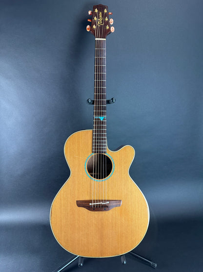 Full front of Used Takamine Santa Fe ESF40C.