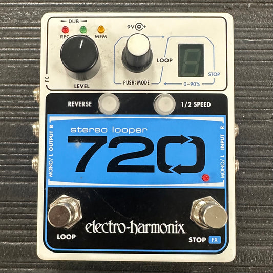 Top of Used EHX Electro Harmonix 720 Looper TSS4510