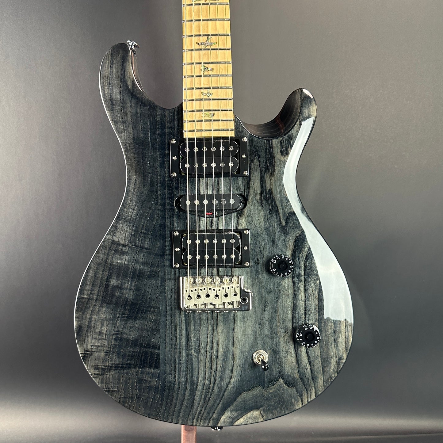 Front of Used PRS SE Special Charcoal.