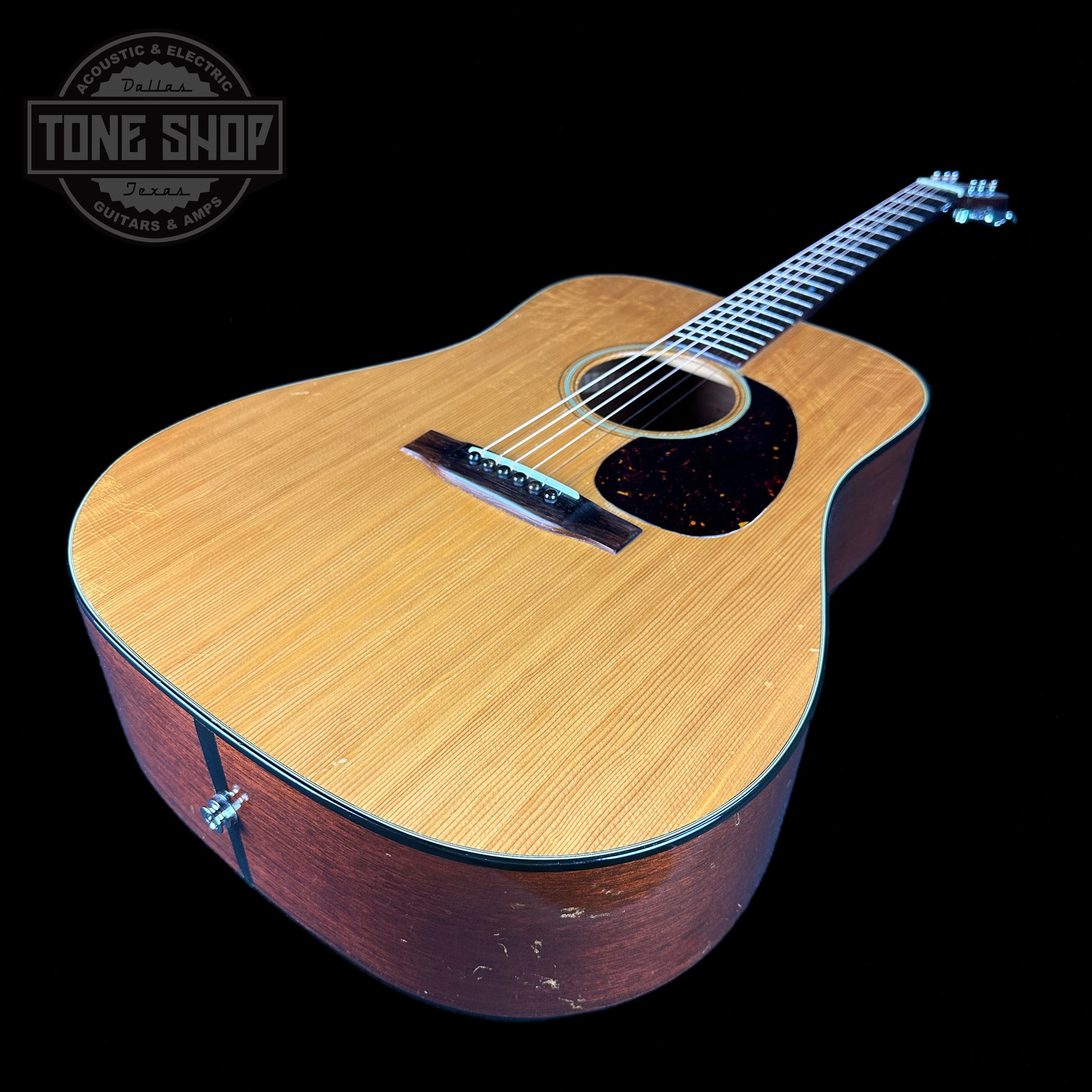 Front angle of Vintage 1967 Martin D18.