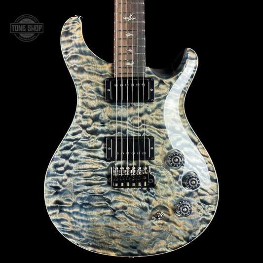 Front of PRS Wood Library DGT 10 Top Faded Whale Blue.