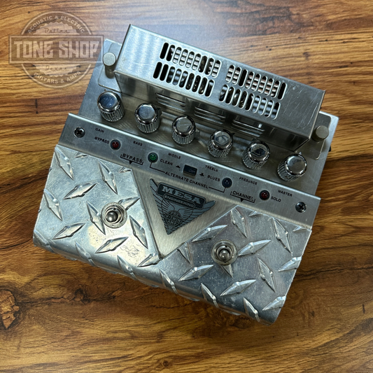 Top of Used Mesa V-Twin Preamp.