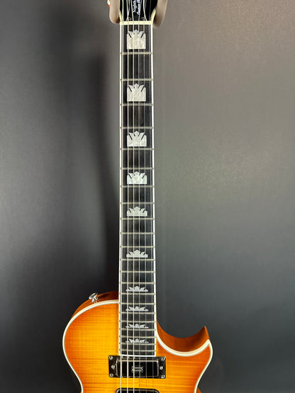 Fretboard of Used Epiphone Nighthawk Custom Reissue.