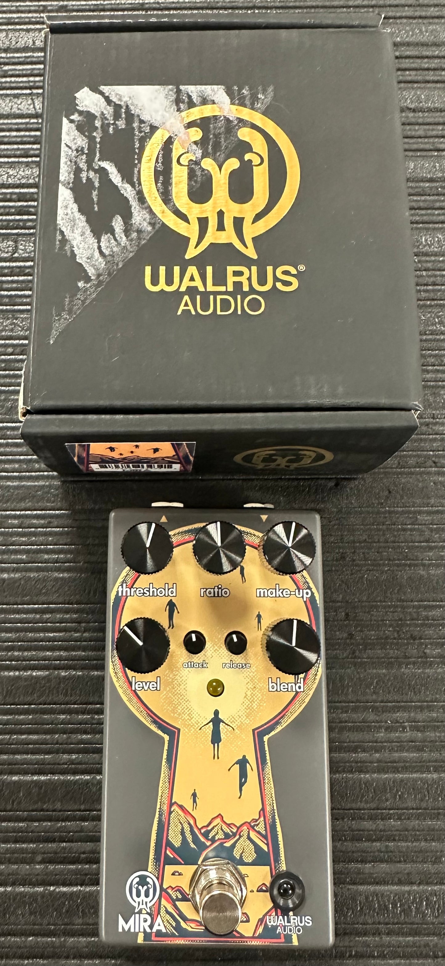 Top with box of Used Walrus Audio Mina Compressor w/Box TSS4306