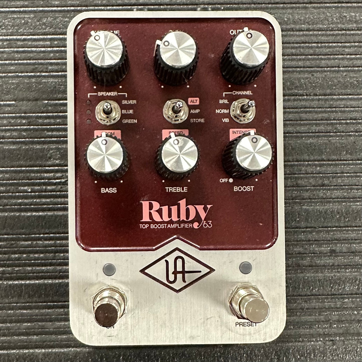 Top of Used Universal Audio Ruby 63 Top Boost Amp Pedal TSS4178