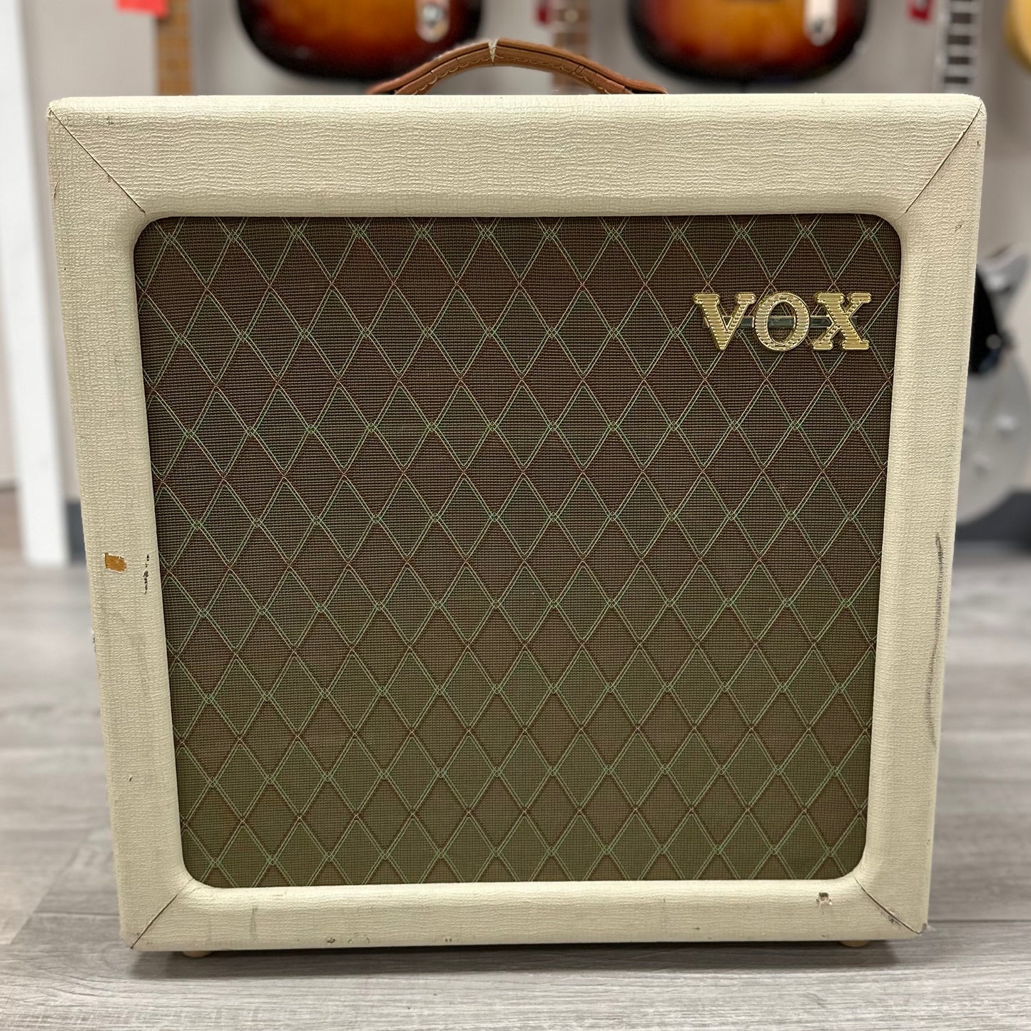 Front of Used Vox AC15H1TV Handwired 15 Watt 1x12 Combo TSS4287