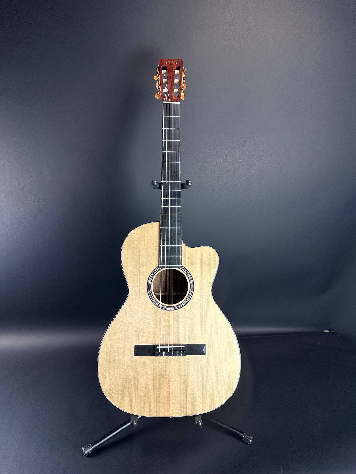 Full front of Used Martin 000C Nylon.