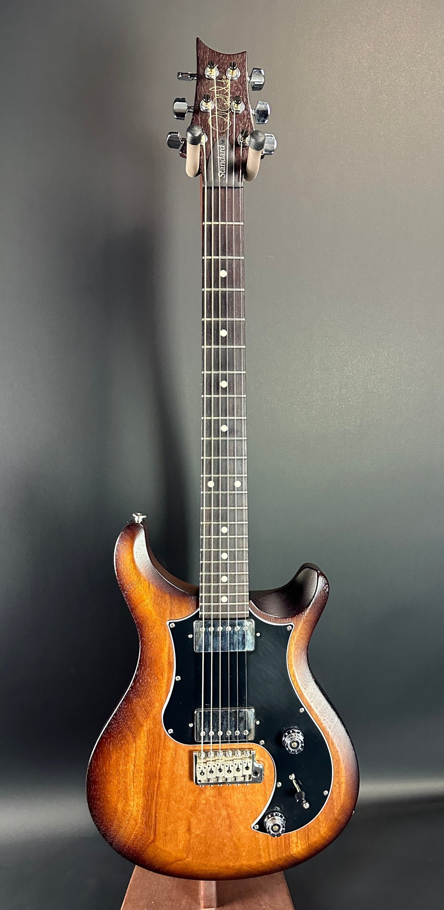 Full front of Used 2023 PRS S2 Standard 22 Satin Tobacco Burst.