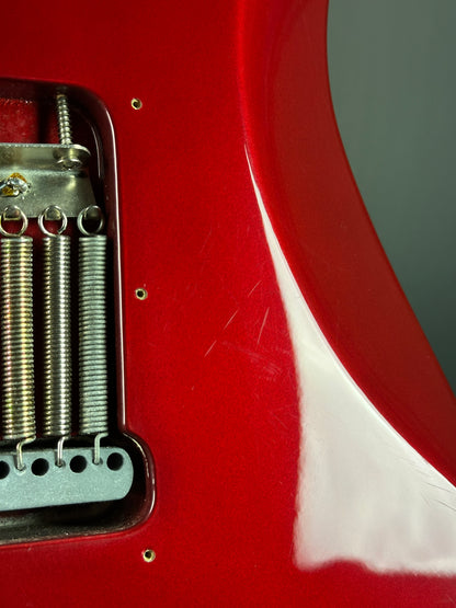 Scratches on back of Used 2006 Fender Sam Ash 48th Street Red Strat.