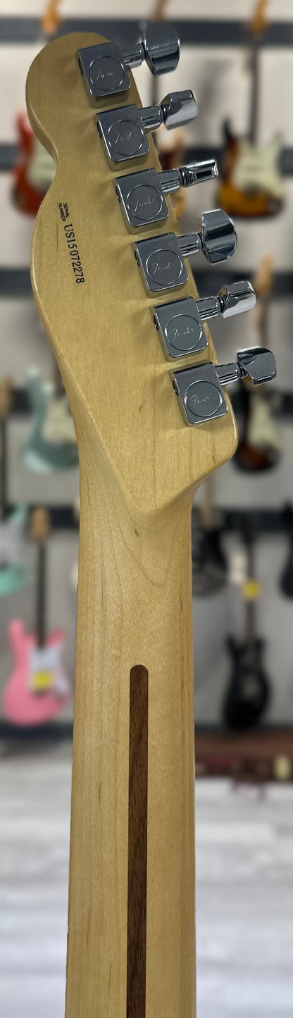 Back of headstock of Used 2016 Fender American Standard Telecaster Natural w/case TSS4133