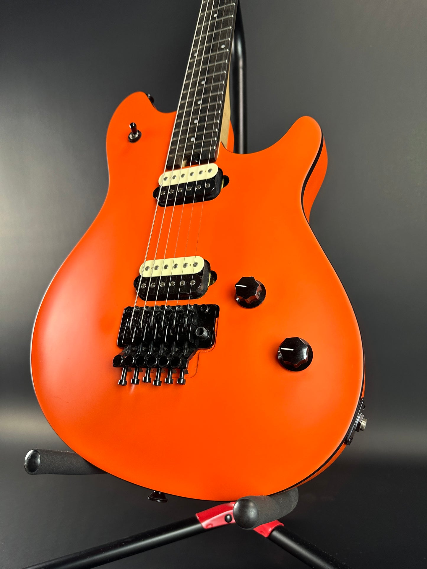 Front angle of Used EVH Wolfgang Satin Crush.