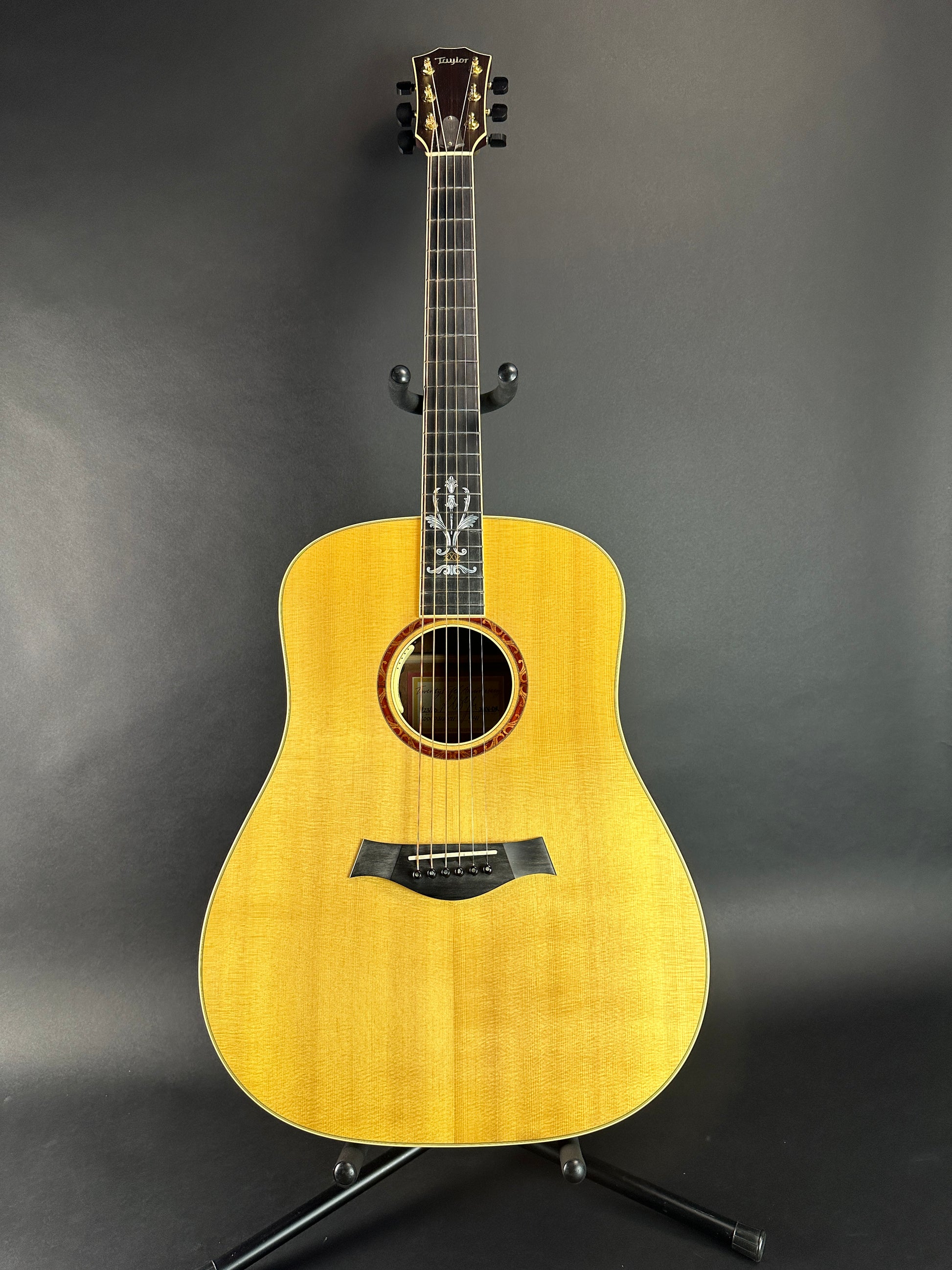 Full front of Used Taylor XXV-DR 25th Anniversary.