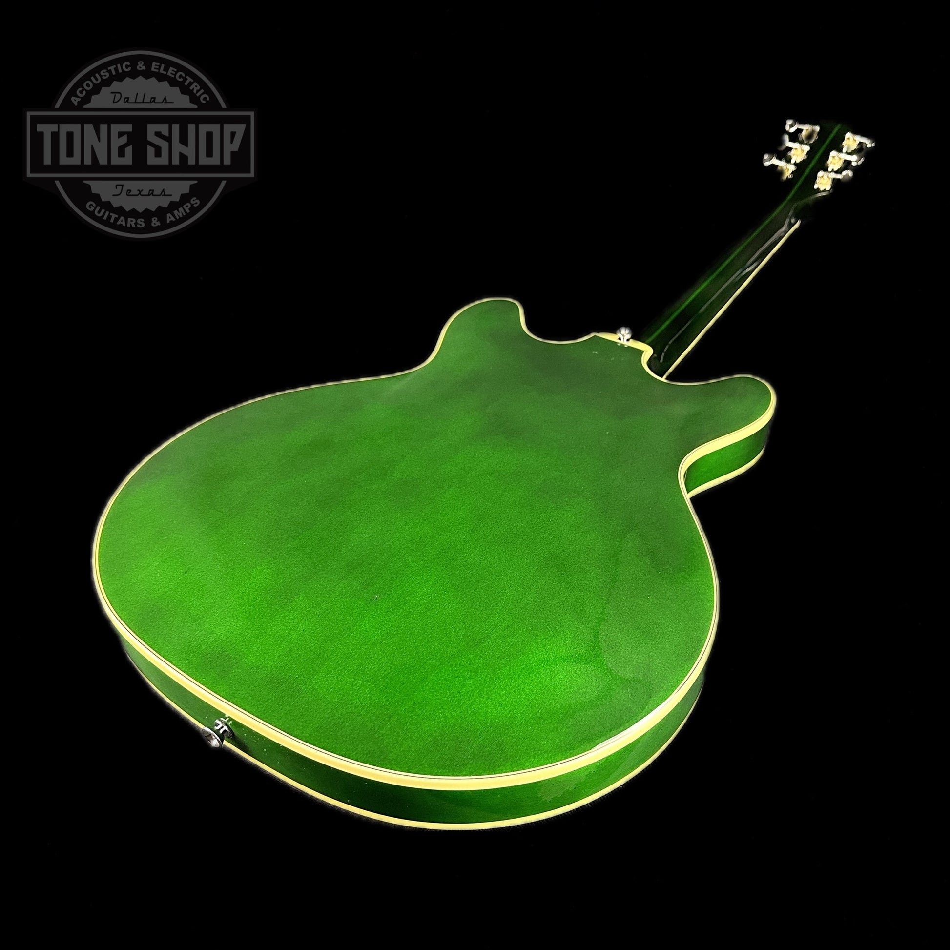 Back angle of Used Guild Starfire IV Green.