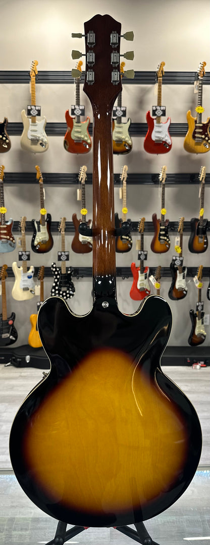 Full back of Used Epiphone Inspired By Gibson ES-335 Sunburst TSS4507