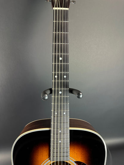 Fretboard of Used Martin D-28 Sunburst.