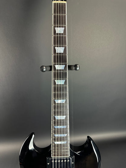 Fretboard of Used Gibson SG Modern Trans Ebony Fade.