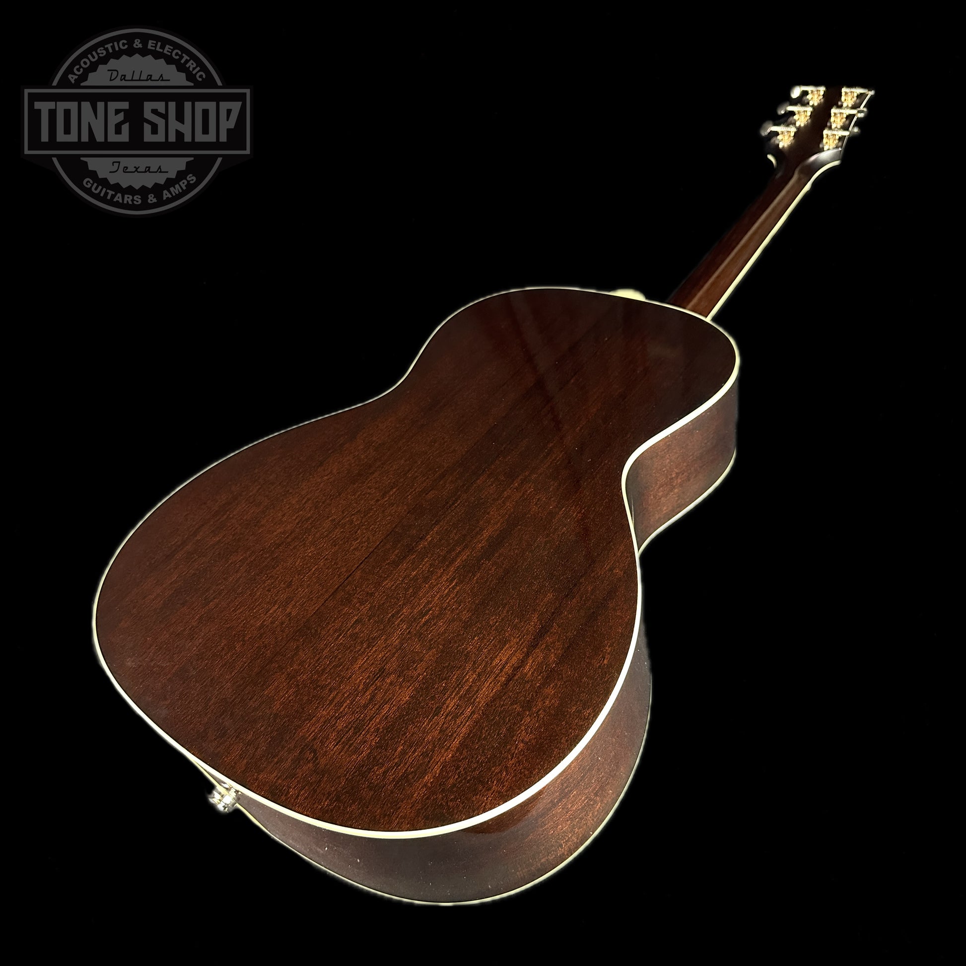 Back angle of Used Collings C10A Sunburst.