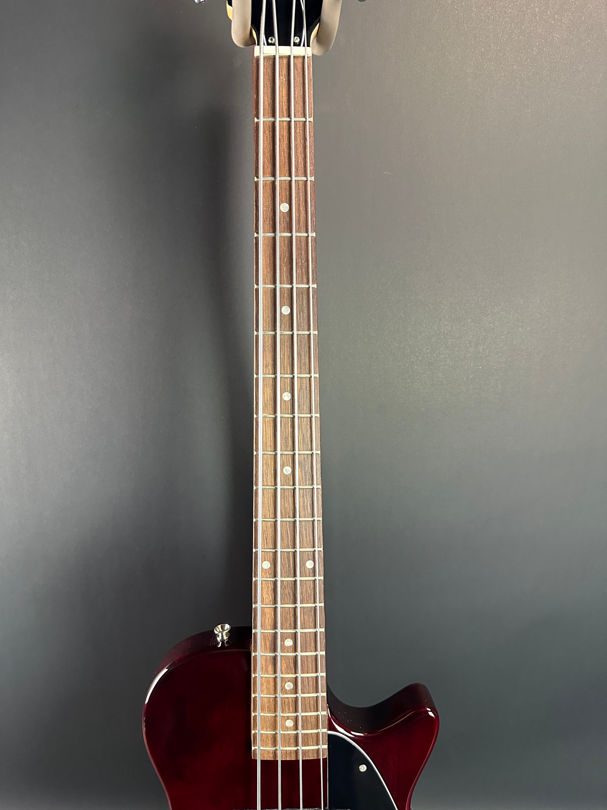 Fretboard of Used Gretsch G2220 Walnut Stain.