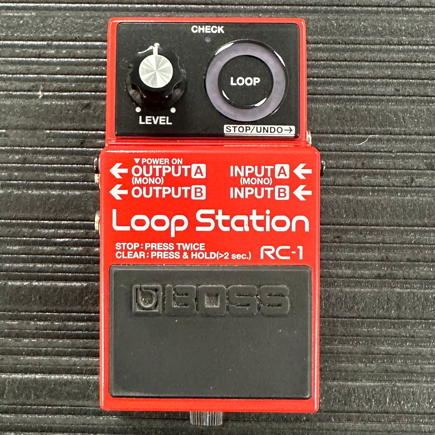 Top of Used Boss RC-1 Looper w/box