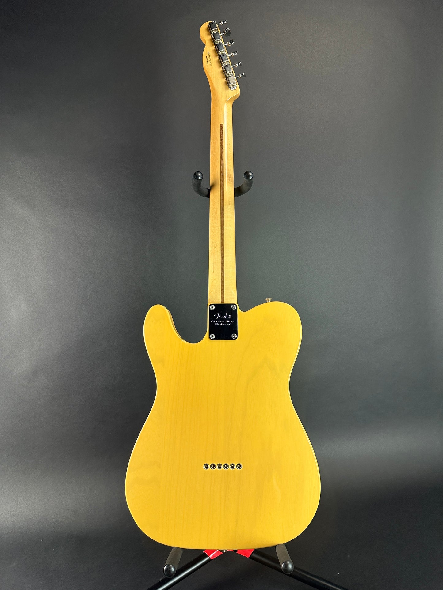 Full back of Used 2015 Fender Classic Player Baja Telecaster Blonde.